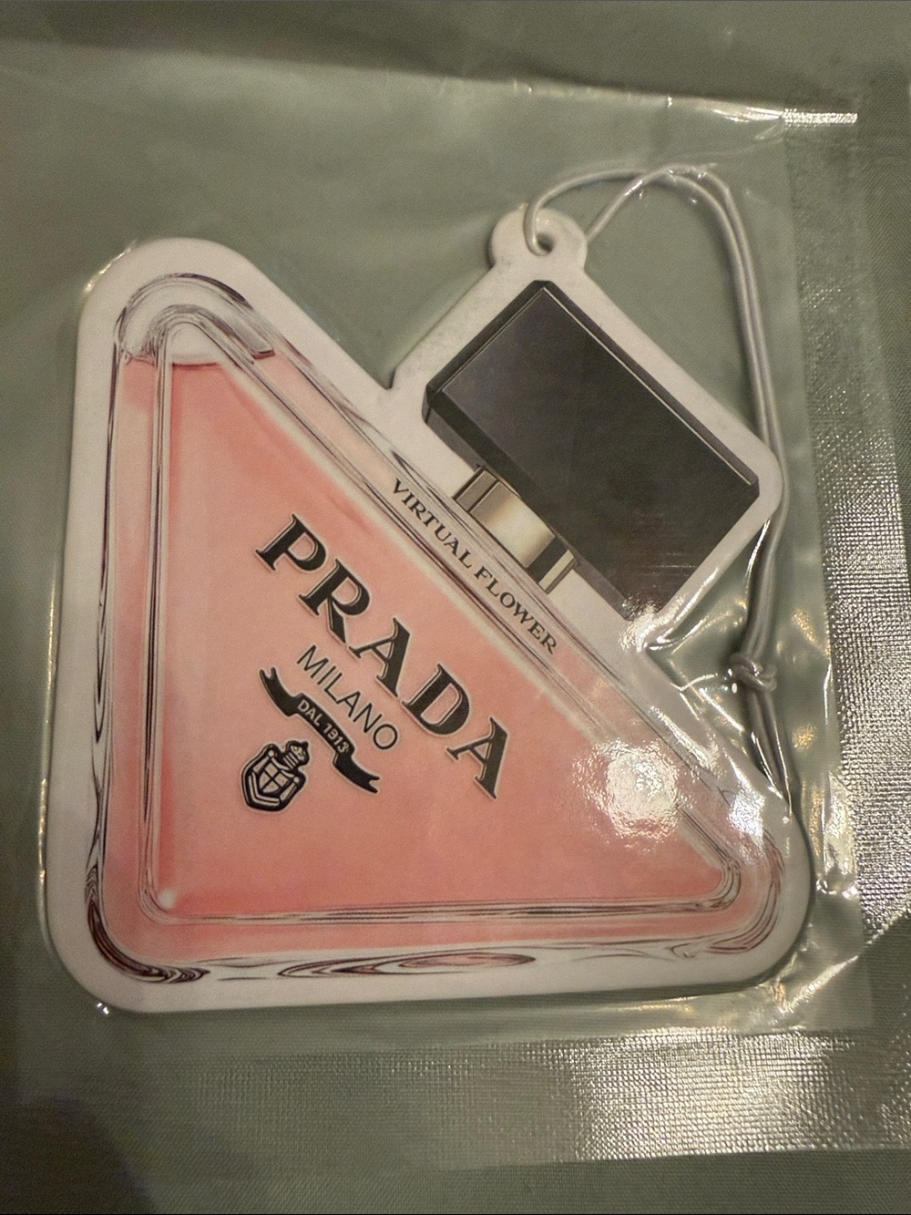 Prada Pink Bottle-Shaped Hanging Air Freshener